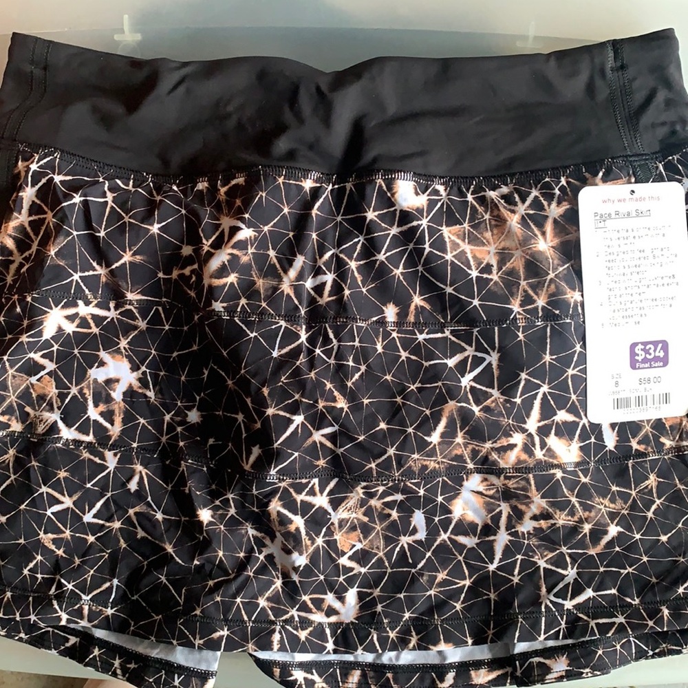 Lululemon pace rival skirt